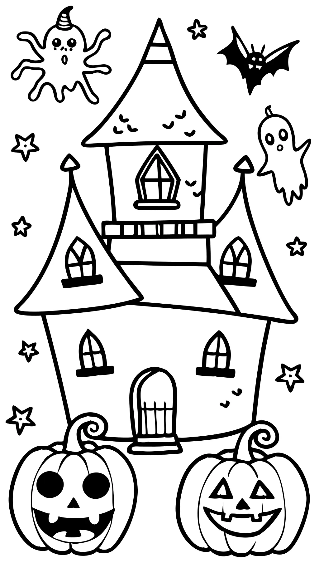 hallowen coloring pages